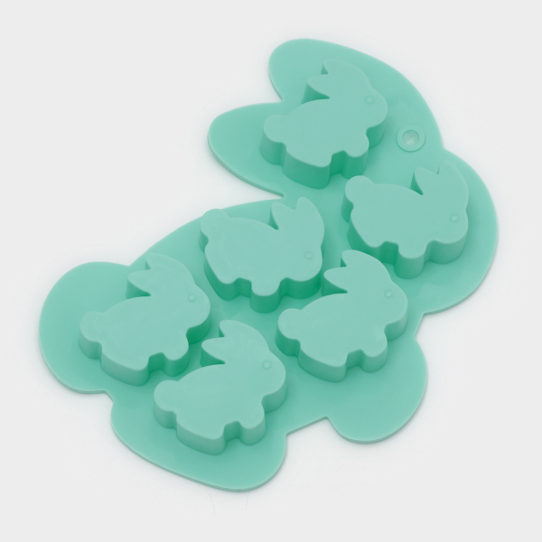 Форма силиконовая "Кролик" 6 шт