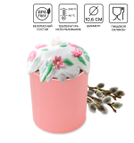 Форма силиконовая «Кулич» 11х11х12 см