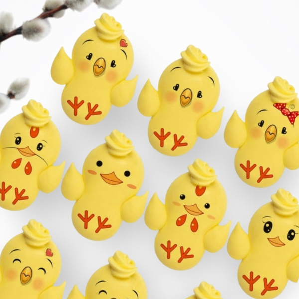Сахарные фигурки Цыпленок ЦЫПА 7 шт