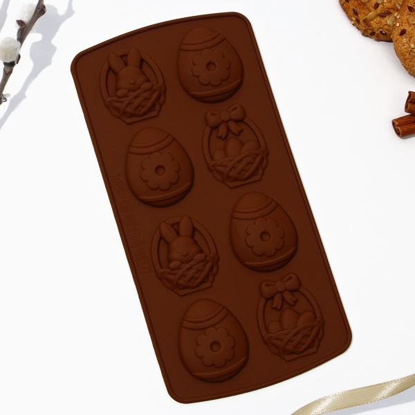 Силиконовая форма «Со Светлой Пасхой!» 10.6×20.7 см