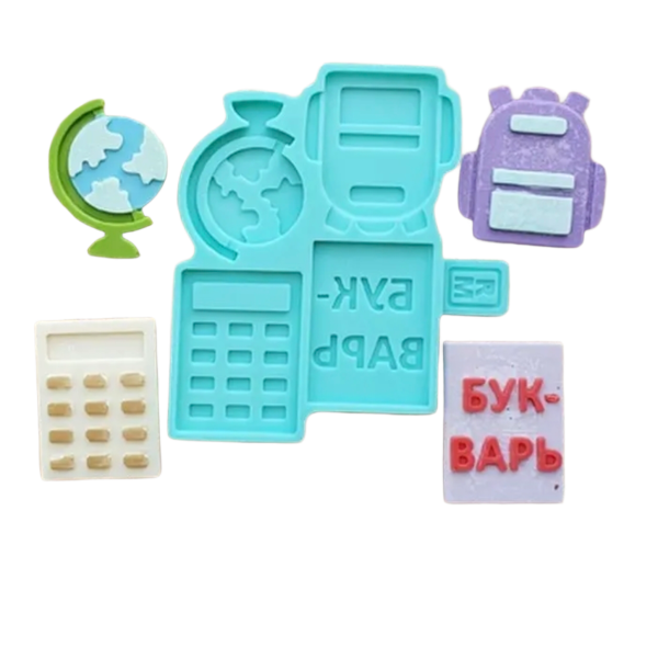 Форма силиконовая "Школьный набор"