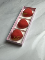 Коробка для муссовых пирожных на 3 шт «Звёзды» 27×8.6×6.5 см — изображение 3