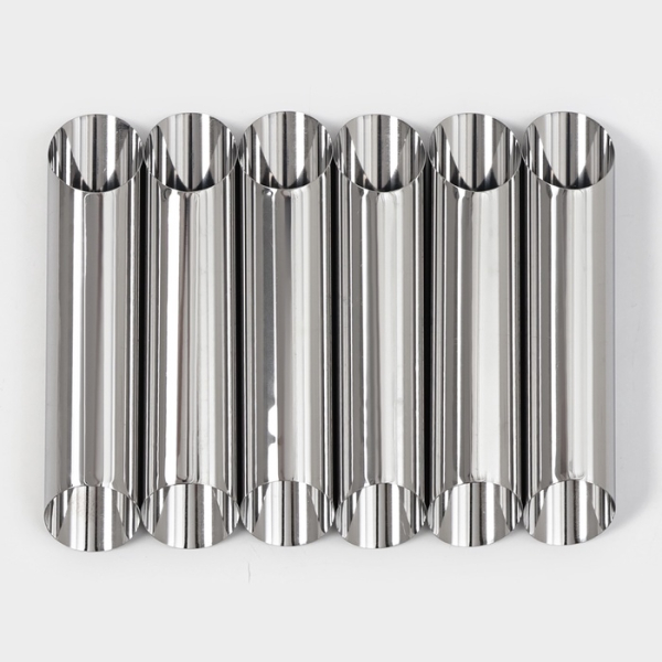 Формы для трубочек набор 6 шт 12×2.5 см нержавеющая сталь