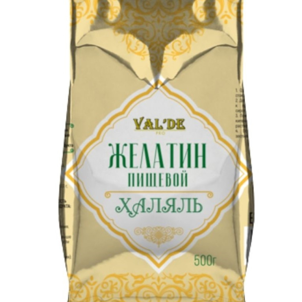 Желатин Val'de Халяль 180 bloom 50 г