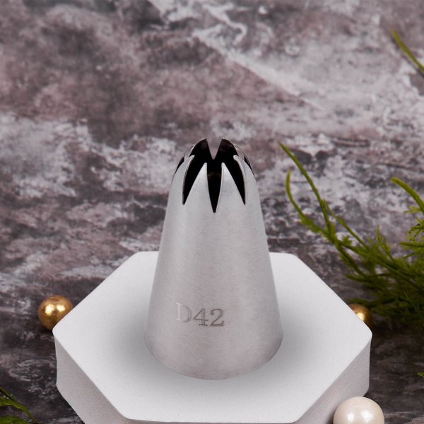 Насадка кондитерская №D42 «Закрытая звезда 8 лучей»