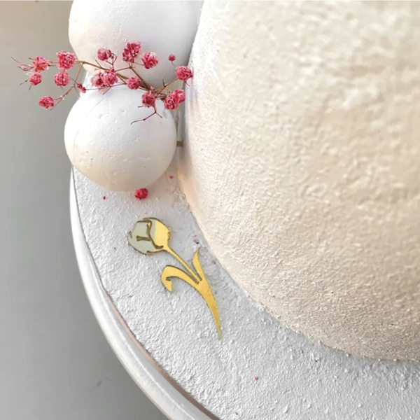 Топпер мини "Тюльпан" Золото 1 шт