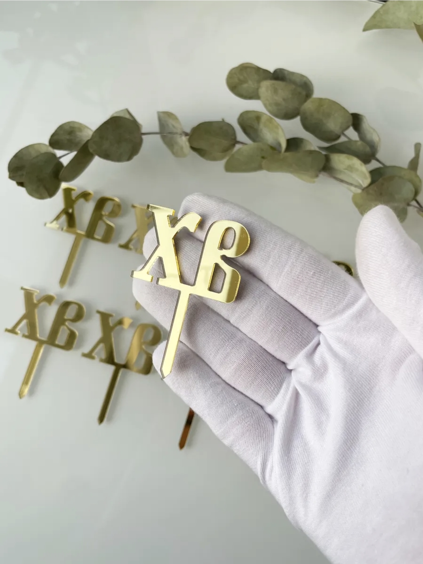 Screenshot_20260304_001316_Wildberries Топпер акриловый к Пасхе Мини "ХВ" Золото — изображение 1