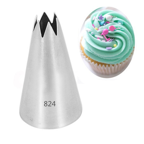 Насадка кондитерская №824 «Открытая звезда 6 лучей»