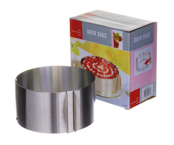 Форма для выпечки раздвижная Круглая H8,5 D16-30 см