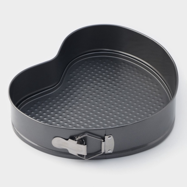 Форма разъёмная с антипригарным покрытием Сердце 26 см