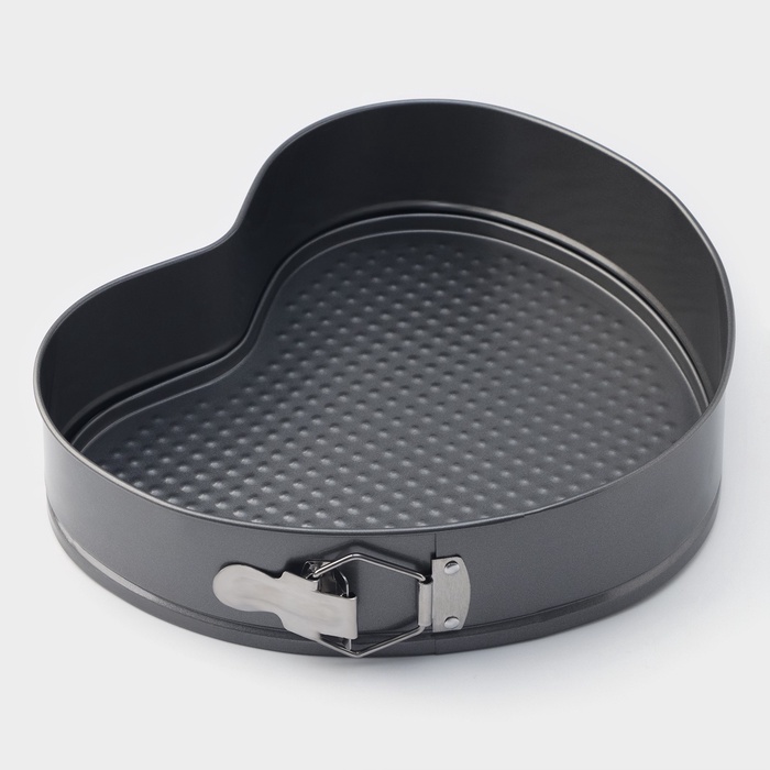 формасерд26см Форма разъёмная с антипригарным покрытием Сердце 26 см — изображение 1