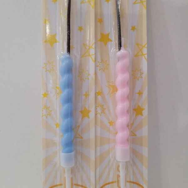 Свеча для торта Фитиль бенгальский 1 шт в ассортименте