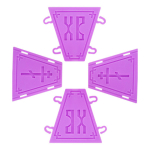 Пластиковая форма для Пасхи "Светлой Пасхи!" №1 Раскладная 11х11,5 см — изображение 2