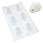 Форма силиконовая Кролики 6 шт — изображение 2