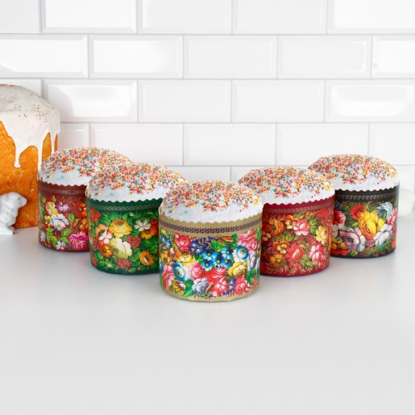 Форма для кулича Жостово D134 H100 1 шт