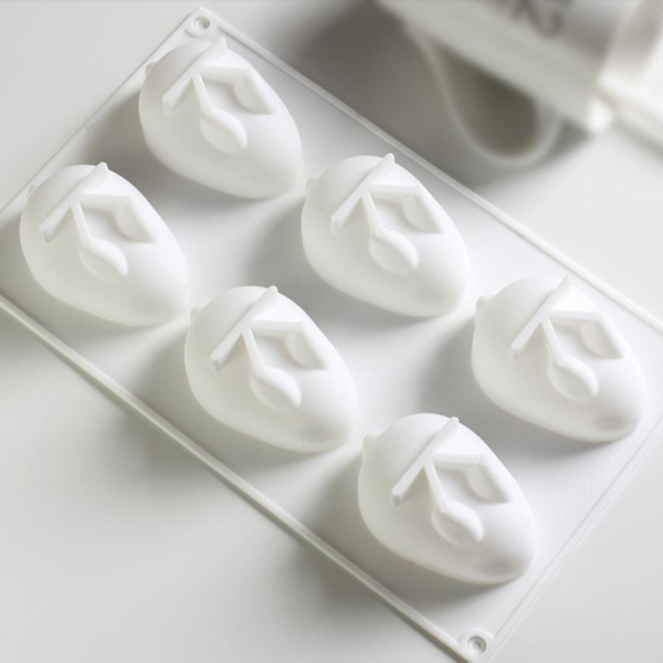 Форма силиконовая Кролики 6 шт