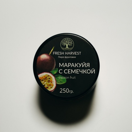 маракуя Пюре замороженное Fresh Harvest Маракуйя с косточкой 250 г — изображение 1