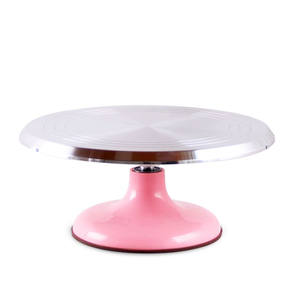 Столик вращающийся для торта Металлический Цвет в ассортименте 30 см