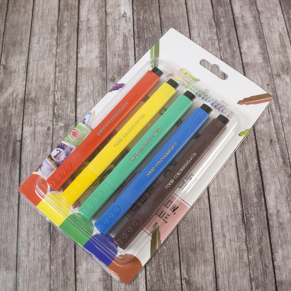 Набор пищевых фломастеров 5 шт