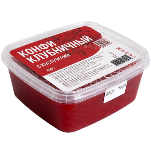 Конфи Клубничный с кусочками ягод 500 гр