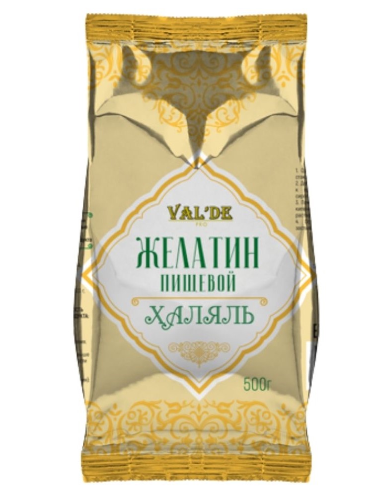 73488e3d52cd5653 Желатин Val'de Халяль 180 bloom 50 г — изображение 1