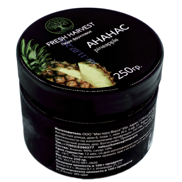 Пюре замороженное Fresh Harvest Ананас 250 гр