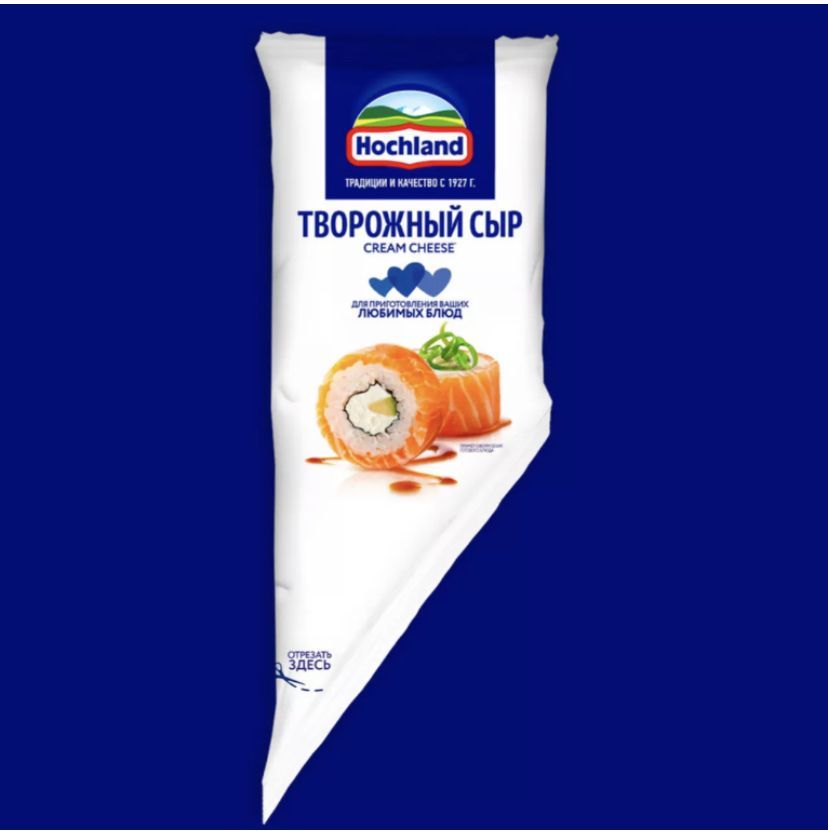сыр-500г Сыр Hochland творожный 65% 500 гр — изображение 1