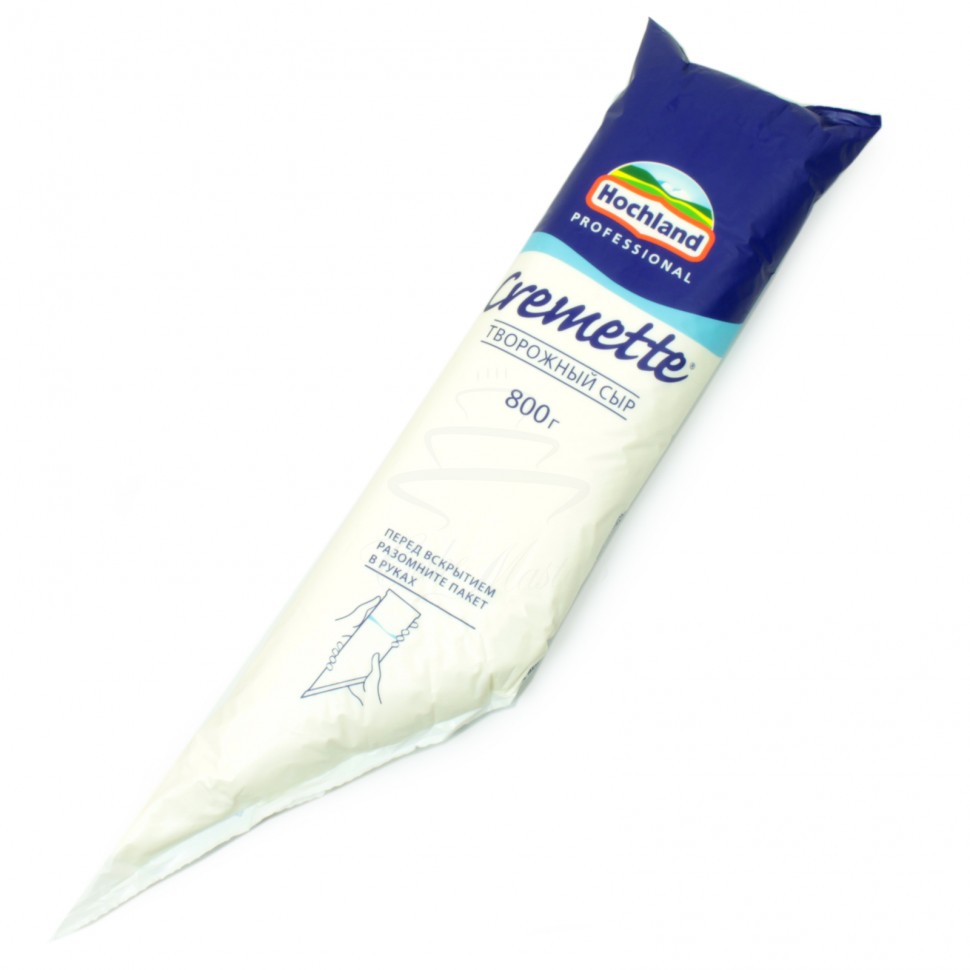 0.8 Сыр творожный "Cremette Professional" 65% 1кг Россия — изображение 1
