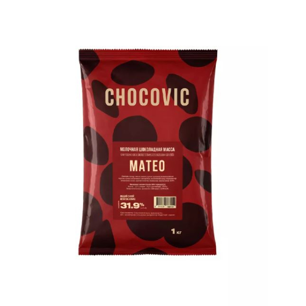 Шоколад Chocovic МАТЕО Молочный 31,9% 1 кг